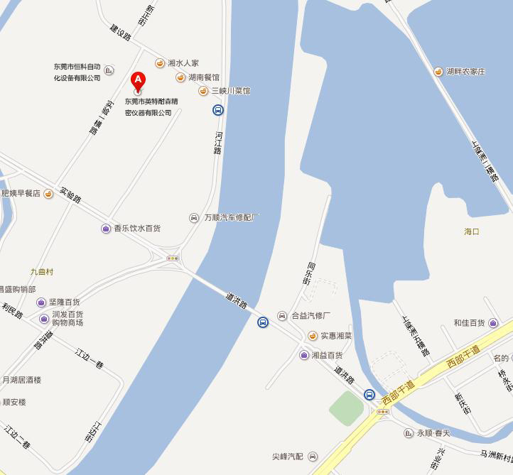 东莞市英特耐森（IMT）精密仪器有限公司总部地理位置图
